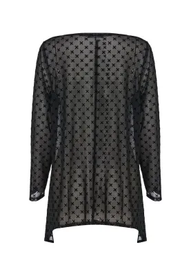 Kozan By Wild Curves: Marlowe Mesh Top In Edge (SH-4899)