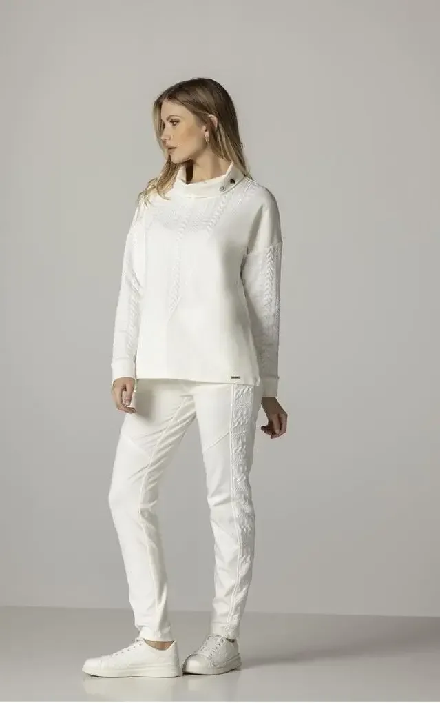 Maloka: Quilted Cotton Sweater Top