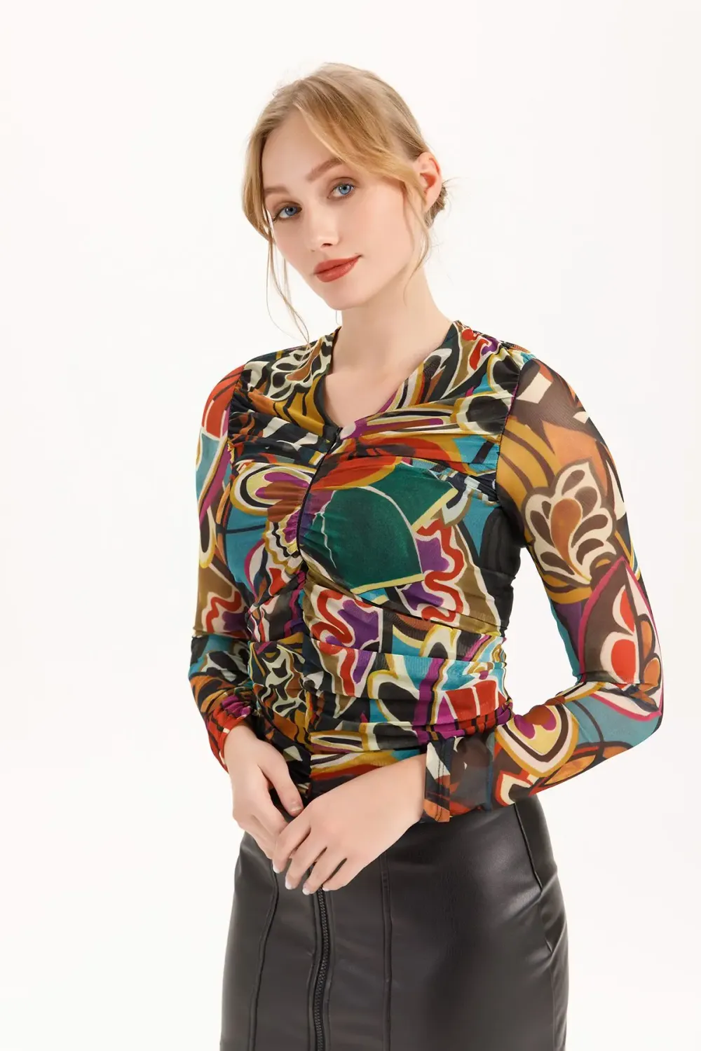 Isle By Wild Curves: Almost Mesh Soho Top In Majorca