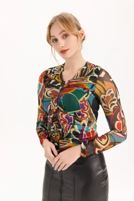 Isle By Wild Curves: Almost Mesh Soho Top In Majorca