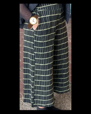 Kozan By Wild Curves: Amma Pant In Leek (TX-3762)