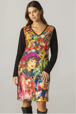 Maloka: Garden Artist Contrast Dress/Tunic