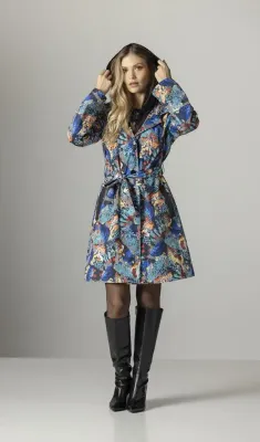 Maloka:  Tamed Beauty Art Waterproof Raincoat