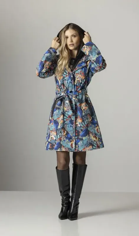 Maloka:  Tamed Beauty Art Waterproof Raincoat