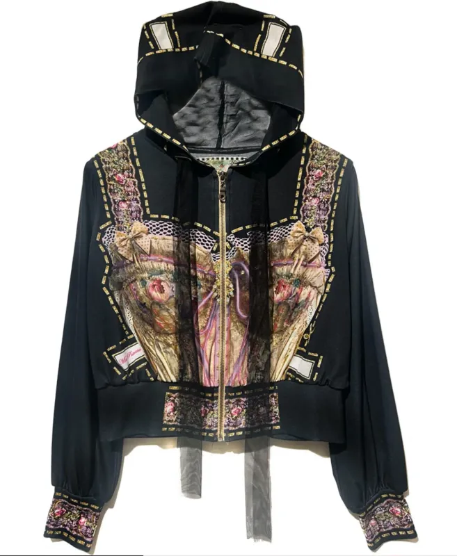 IPNG By Wild Curves: Paper Dolls Corset Illusion Hoodie Jacket