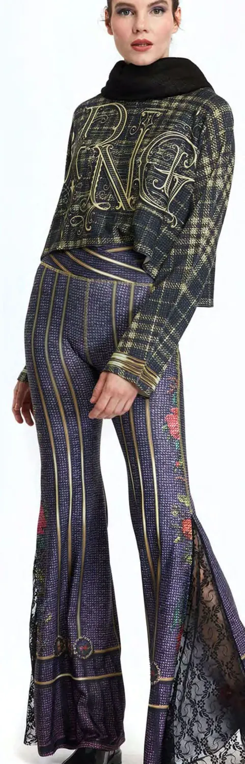 IPNG By Wild Curves: Back To Black Comfort Pants