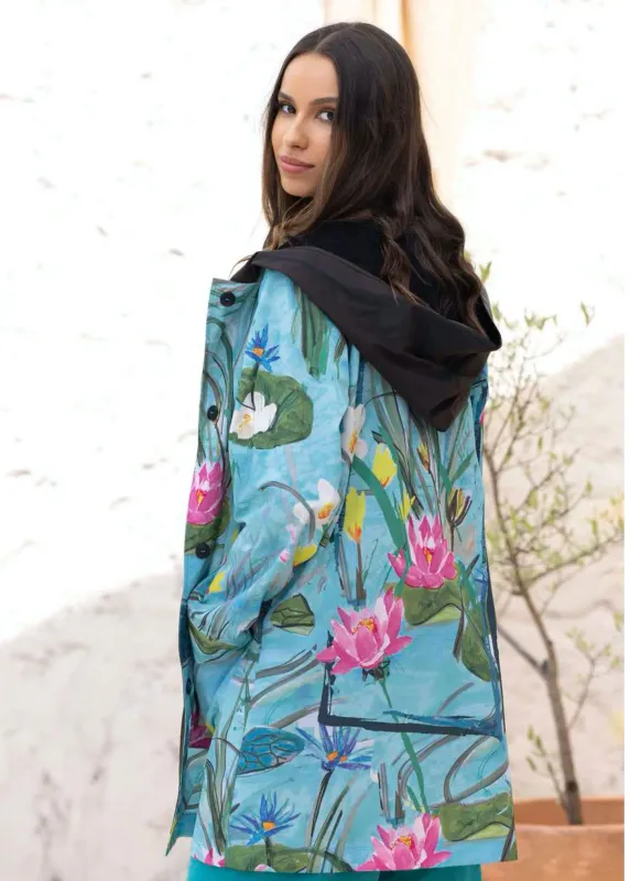 Maloka: Water Lily Art Raincoat Maloka: Water Lily Art Raincoat