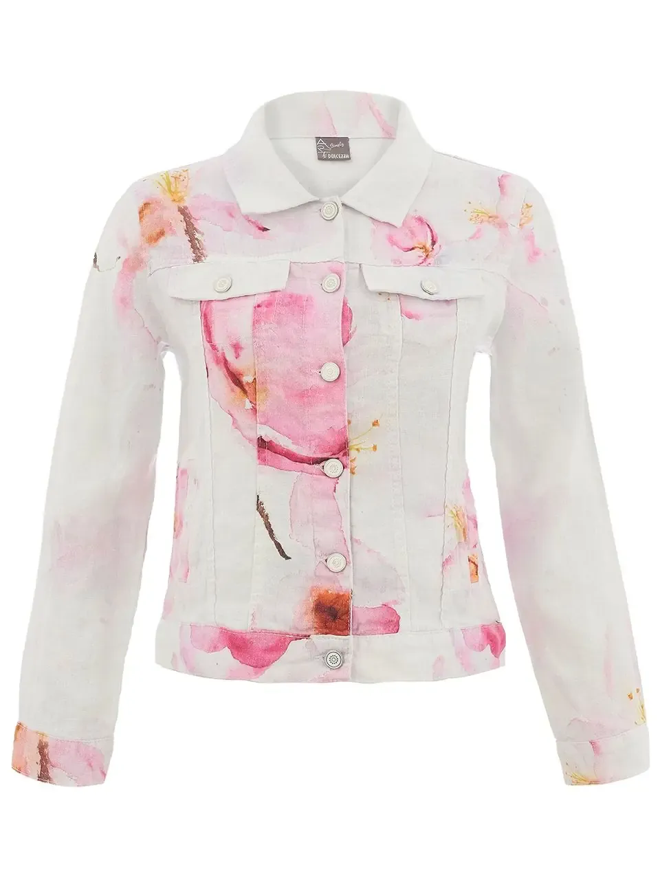 Dolcezza By Wild Curves: Colors Of The Spring Art Linen Jacket