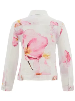 Dolcezza By Wild Curves: Colors Of The Spring Art Linen Jacket