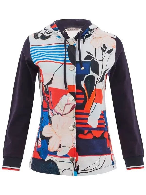 Dolcezza By Wild Curves: Entrelacée 16 Art Hoodie Jacket