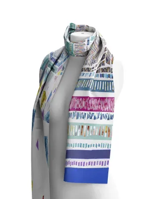 Dolcezza By Wild Curves: L'air Du Vent Aux Mille Couleurs Art Scarf