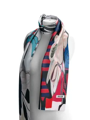 Dolcezza By Wild Curves: Entrelacée 16 Art Scarf (26909)