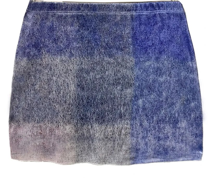 IPNG By Wild Curves: Let's Play Texture Tweed Illusion Mini Skirt