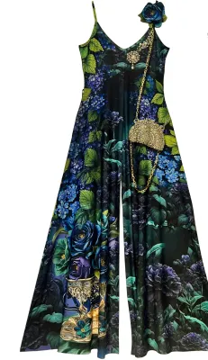 IPNG By Wild Curves: Love Language Slit Maxi Dress