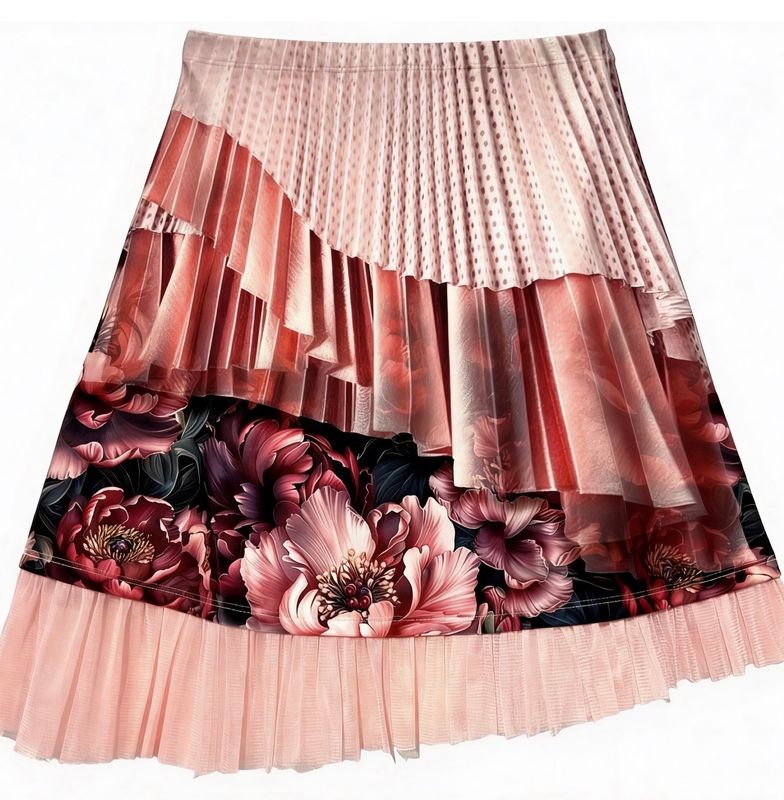 IPNG By Wild Curves: Love Language Skirt Mademoiselle Front