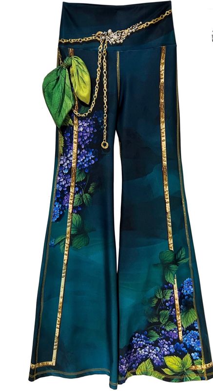 IPNG By Wild Curves: Love Language Flared Pants Front