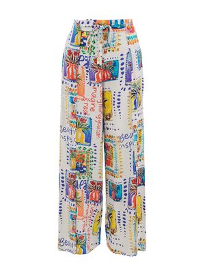 Dolcezza By Wild Curves: My Handmade Garden Linen Mix Pants Front