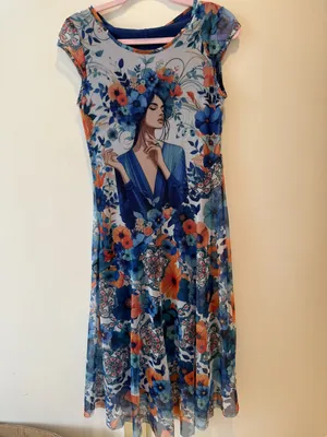 Maloka: Florescent Flower Crown Sundress