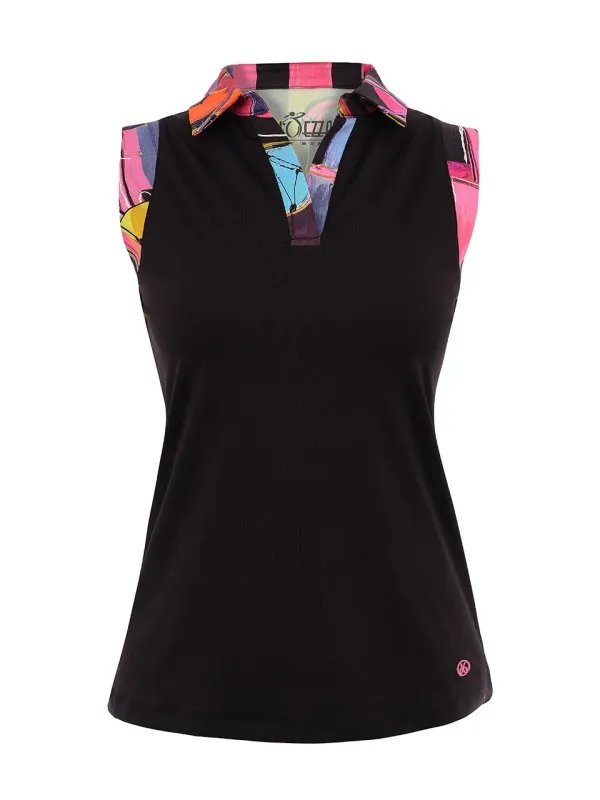 Dolcezza By Wild Curves: Baisti Art Contrast Top Front