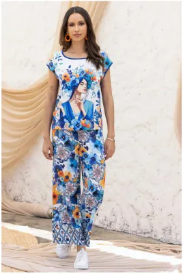 Maloka: Florescent Flower Crown Top Front 1