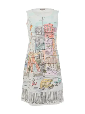 Dolcezza By Wild Curves: City Circus Art Dress Front