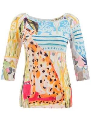 Dolcezza By Wild Curves: Cheetah In The City Top Front