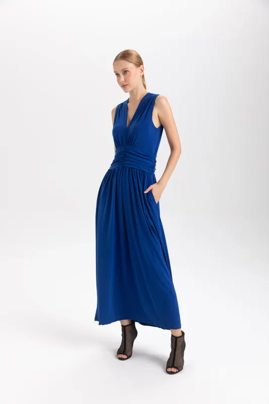 Isle Apparel By Wild Curves: Color Of Olympia Pocket Maxi Dress