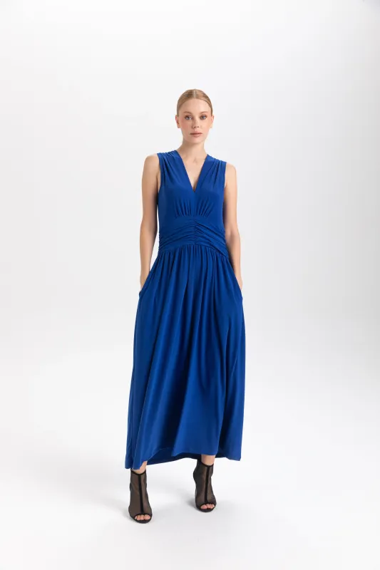 Isle Apparel By Wild Curves: Color Of Olympia Pocket Maxi Dress