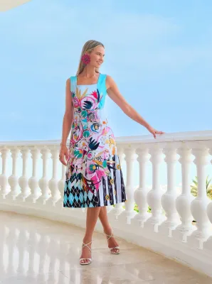 Dolcezza By Wild Curves: Daydream Art Midi Sundress