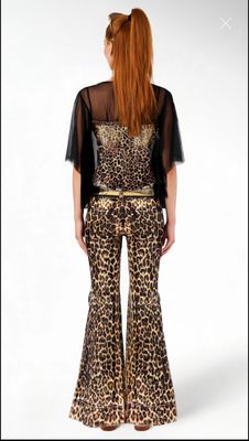 IPNG By Wild Curves: Jeanious Corset Illusion Shawl Blouse In Leo