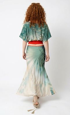 IPNG By Wild Curves: Beach Fairy Iridescent Illusion Blouse