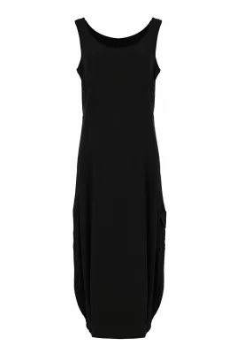 Kozan By Wild Curves: Dina Dress In Black (VG-1068)