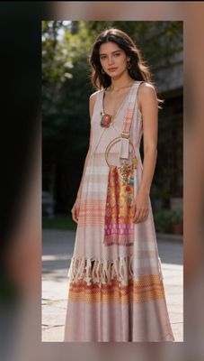 IPNG By Wild Curves: Iridescent Scarf Sundress