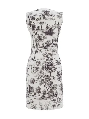 Dolcezza By Wild Curves:  Air De Provence Zip Dress Back