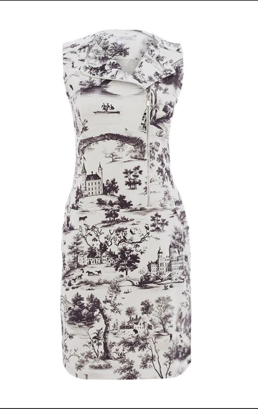 Dolcezza By Wild Curves:  Air De Provence Zip Dress