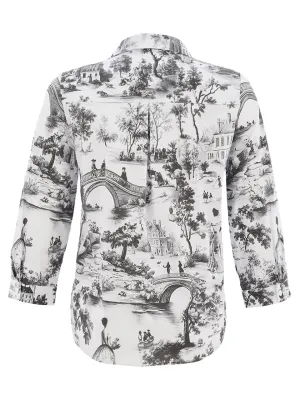 Dolcezza By Wild Curves:  Air De Provence Blouse Back