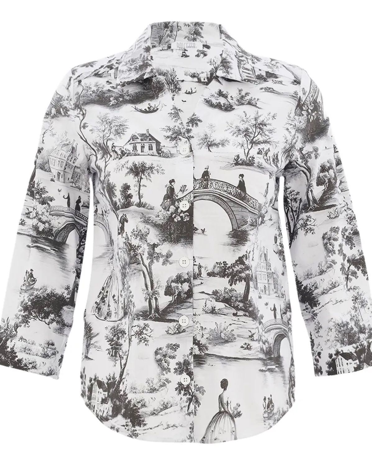 Dolcezza By Wild Curves:  Air De Provence Blouse