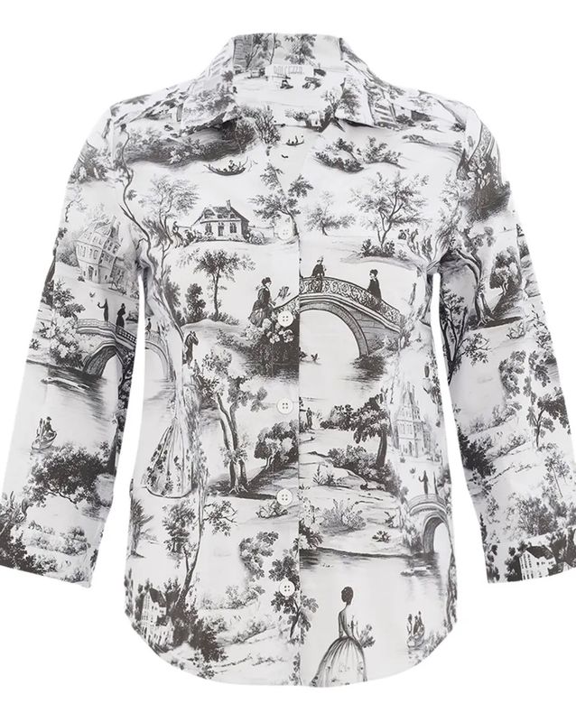 Dolcezza By Wild Curves:  Air De Provence Blouse