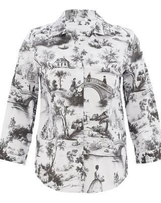 Dolcezza By Wild Curves:  Air De Provence Blouse