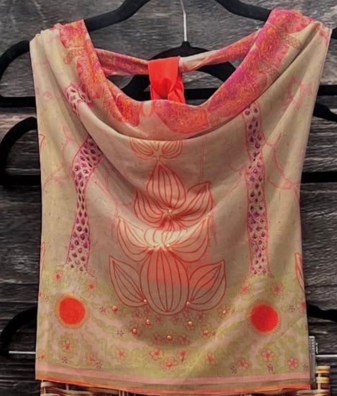 IPNG By Wild Curves: Pink Lotus Shirt Drape Front