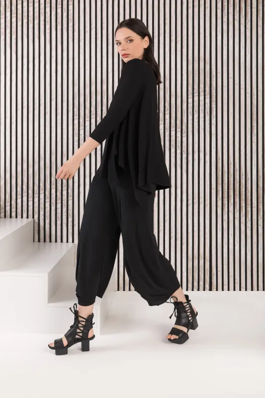 Kozan By Wild Curves: Jade Pant Black Vogue (VG-3911) Side