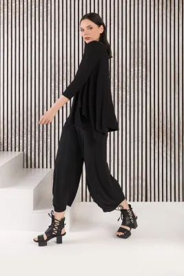 Kozan By Wild Curves: Jade Pant Black Vogue (VG-3911) Side