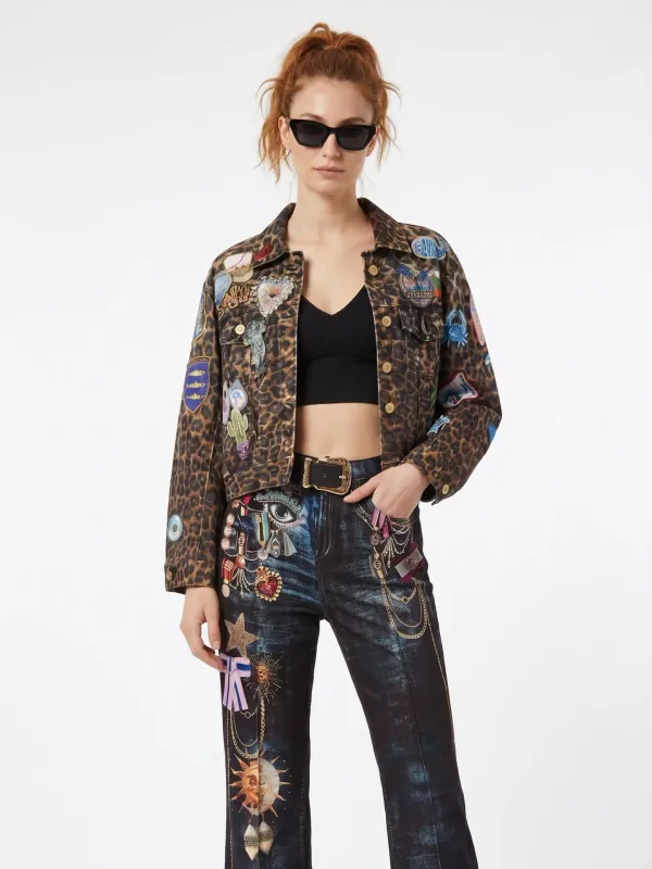 IPNG By Wild Curves: Jeanious Jewels Illusion Flared Pants