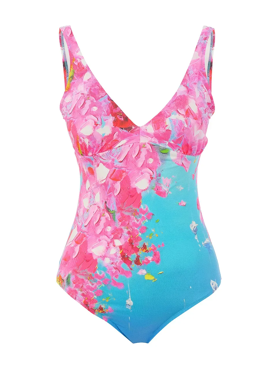 Dolcezza By Wild Curves: Summer In Santorini Swimsuit (26805) Front