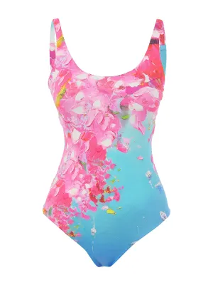 Dolcezza By Wild Curves: Summer In Santorini Swimsuit Front