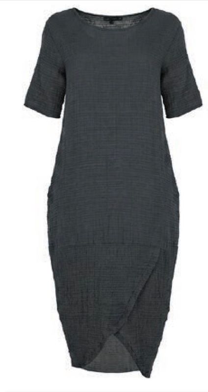 Kozan By Wild Curves: Holden Dress In Black Front