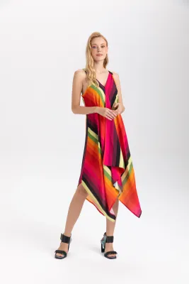 Isle Apparel By Wild Curves: Maracana Trapeze Sundress  Front