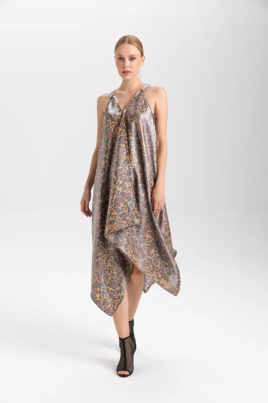 Isle Apparel By Wild Curves: Trevi Trapeze Sundress Front 1