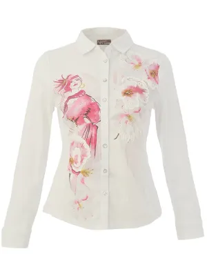 Dolcezza By Wild Curves: Colours Of The Spring Art Blouse Front 1
