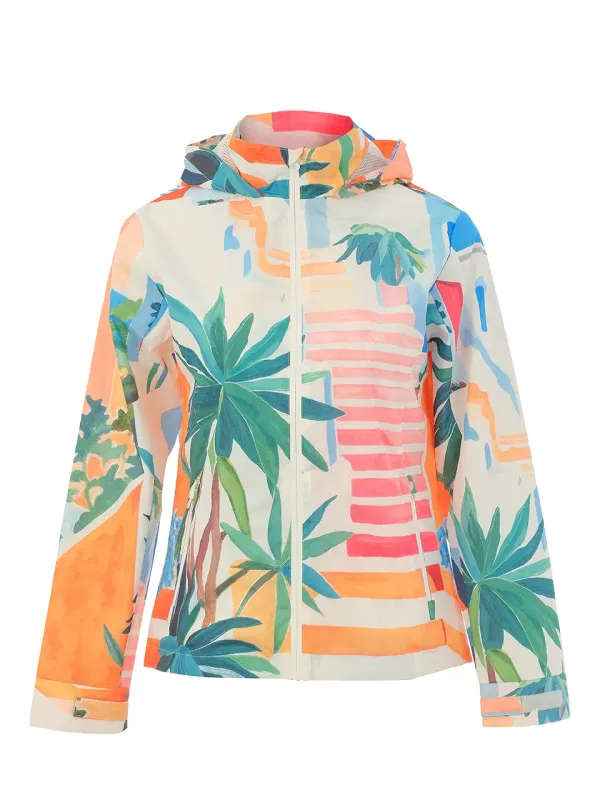 Dolcezza By Wild Curves: Pots On The Stairs Short Raincoat Front 2